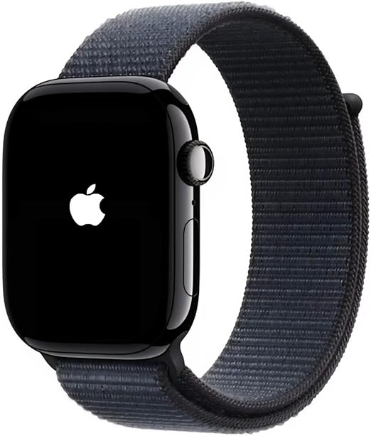Apple Watch Series 10 Black Sport Band with Natural Milanese Loop with Sport Loop