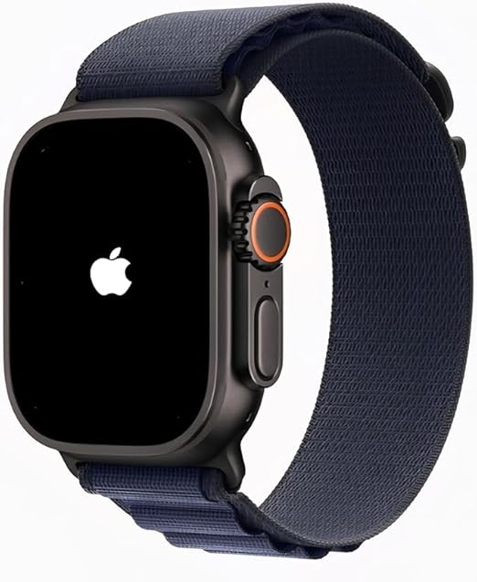 Apple Watch Series 10  Black Sport Band with Natural Milanese Loop with Sport Loop